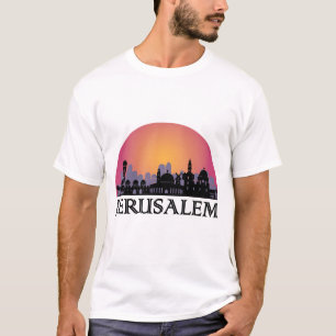 T-shirt Ligne aérienne Jérusalem - Voyage Israël