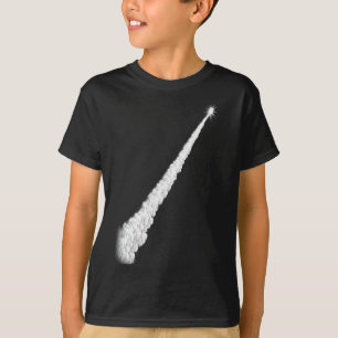 T-shirt Ligne artistique de traînée de vapeur au lancement