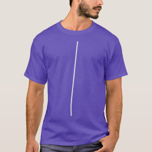 T-shirt Ligne blanche avec pli non