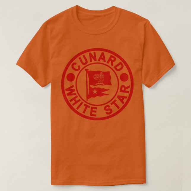 T-shirt Ligne blanche Cunard (Design devant)
