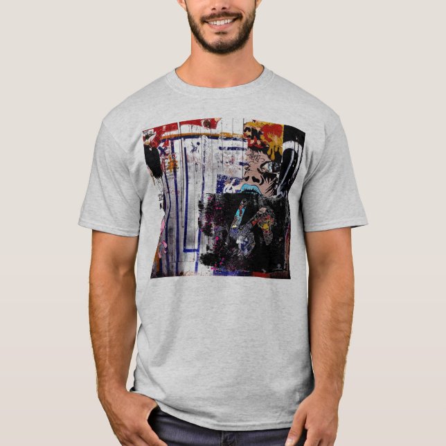 T-shirt ligne chemise du graffiti de Jacob (Devant)
