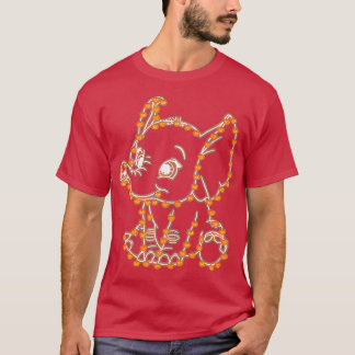T-shirt Ligne Citrouille éléphante Halloween