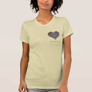 T-shirt Ligne danse amour coeur