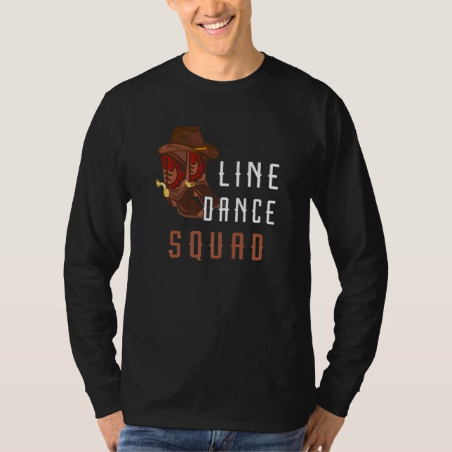 T-shirt Ligne Danse Escadron Ligne Danse Western Crew Dans (Devant)
