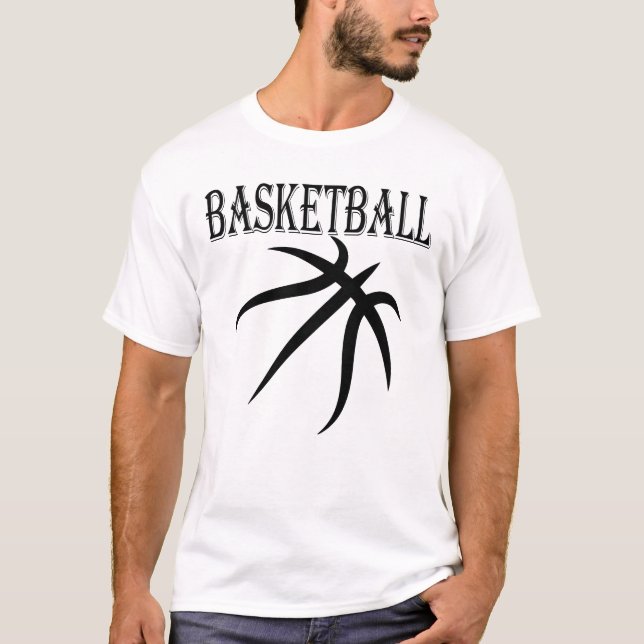 T-shirt Ligne de basket-ball (Devant)