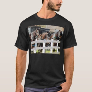 T-shirt Ligne de Chevaux Amish