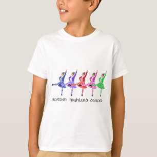 T-shirt Ligne de danse des Highlands écossais