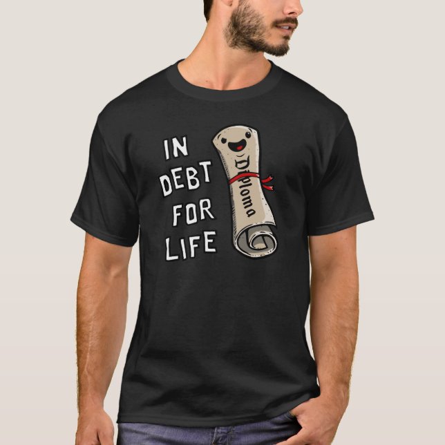 T-shirt Ligne dette (Devant)