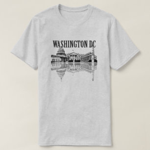 T-shirt Ligne d'horizon de Washington Dc