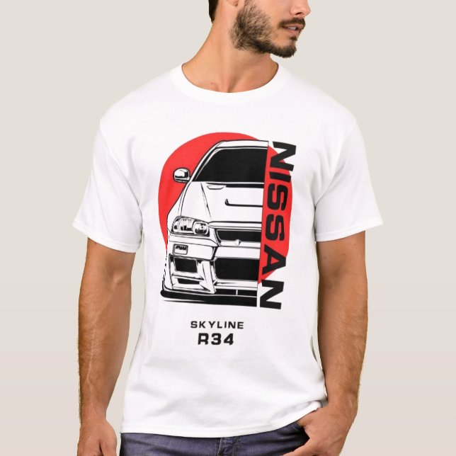 T-SHIRT LIGNE D'HORIZON R34 (Devant)