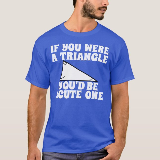 T-shirt Ligne drôle de collecte : Triangle (Devant)