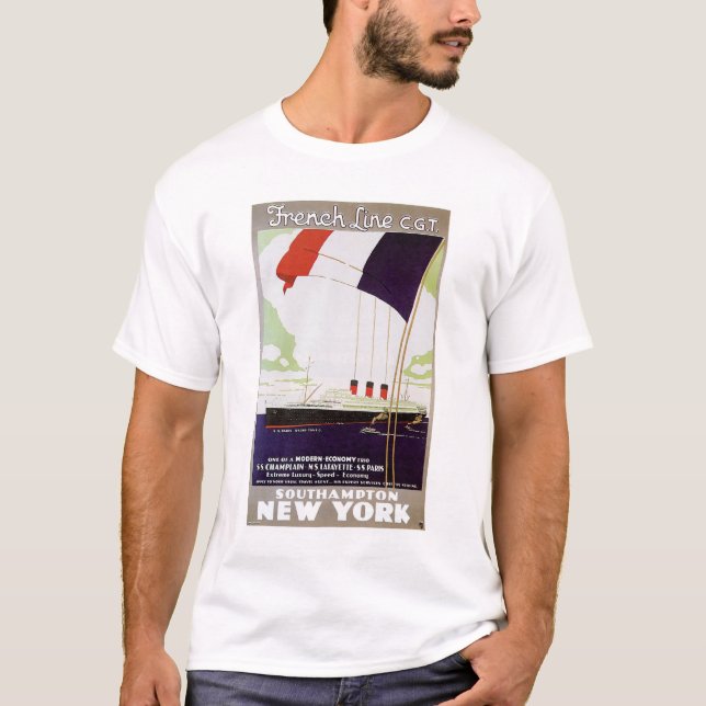 T-shirt Ligne française CGT (Devant)