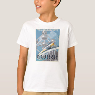 T-shirt Ligne futuriste de Transport-Euro