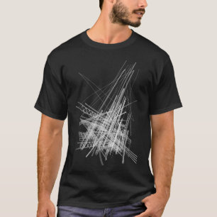 T-shirt Ligne graphique de conception géométrique Abstrait
