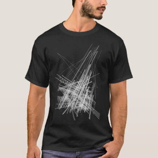 T-shirt Ligne graphique de conception géométrique Abstrait