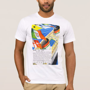 T-shirt Ligne italienne ~ sous ce drapeau