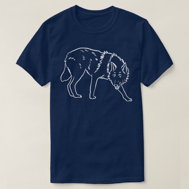 T-shirt Ligne Loup (Design devant)
