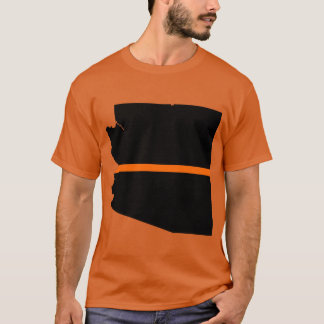 T-shirt Ligne mince Orange de l'Arizona