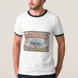 T-shirt Ligne New York Liverpool 1875 de Cunard