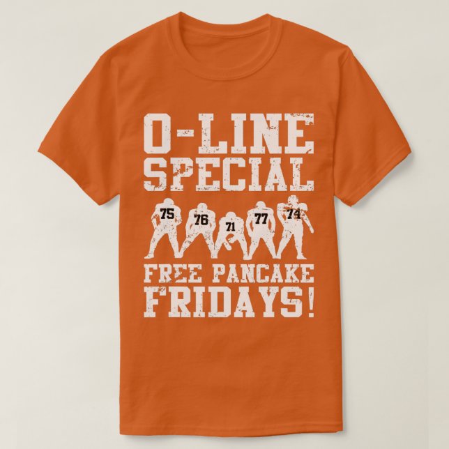 T-shirt Ligne offensive Football Lineman Funny (Design devant)