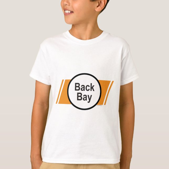 T-shirt LIGNE ORANGE : Back_Bay (Devant)
