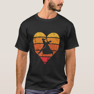 T-shirt Ligne Ouest Danse Retro Vintage Sunset Line Dan