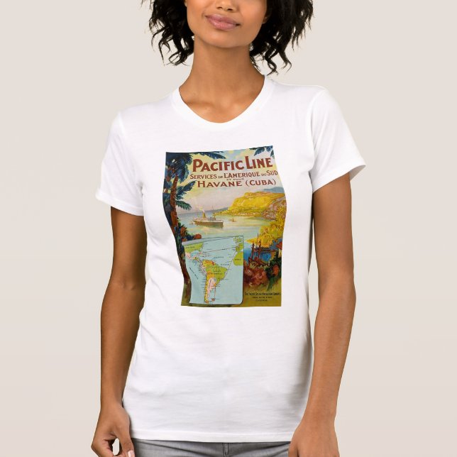 T-shirt Ligne Pacifique Panama (Devant)