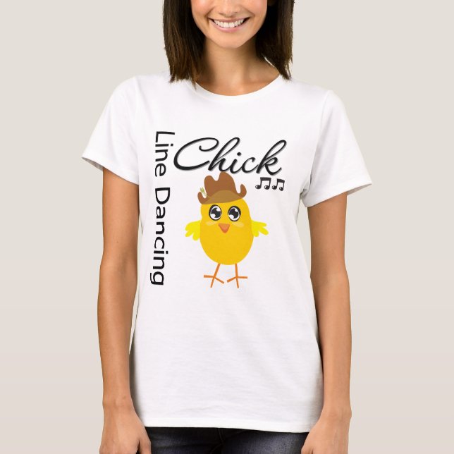 T-shirt Ligne poussin de danse (Devant)