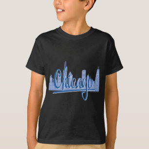 T-shirt Ligne Skyline de Chicago Windy City