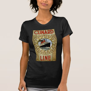 T-shirt Ligne Vintage Cunard de Berengaria