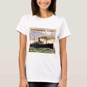 T-shirt Ligne Vintage voyage de Batavier