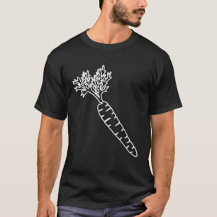 T-shirt LIGNÉE DE CAROTTES Légumes Aliments Sains Délicieu