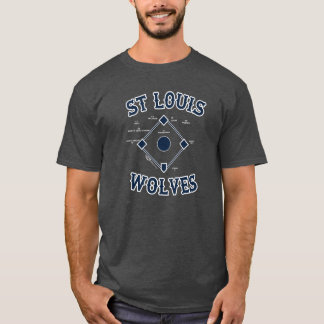 T-shirt Lignée des St Louis Wolves "Who's on First?"