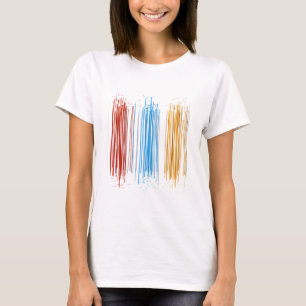 T-shirt Lignes abstraites