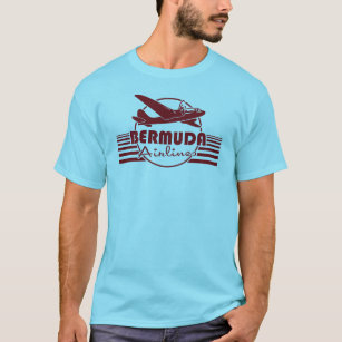 T-shirt Lignes aériennes des Bermudes