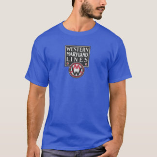 T-shirt Lignes anciennes de Western Maryland