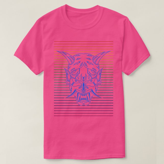 T-shirt Lignes bleues Shinigami (Design devant)