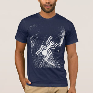 T-shirt Lignes d'araignée de Nazca Ancienne araignée bla