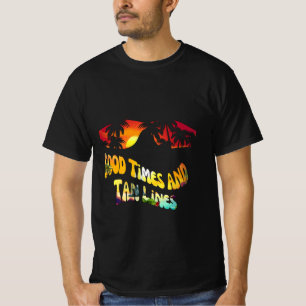 T-shirt Lignes de bronzage vintage d'été