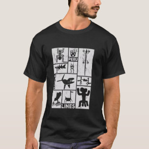 T-shirt Lignes de Nazca Amérique du Sud Ancien Astronaute