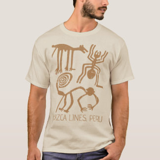 T-shirt Lignes de Nazca, Pérou Aliens