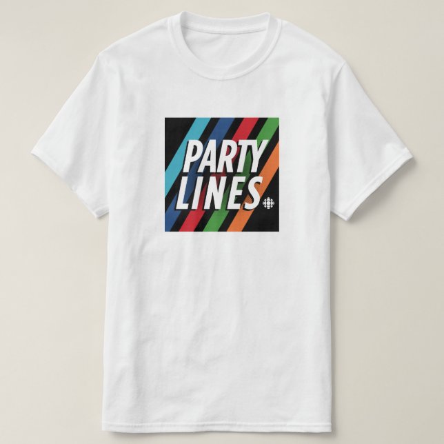 T-shirt Lignes de partie CBC (Design devant)
