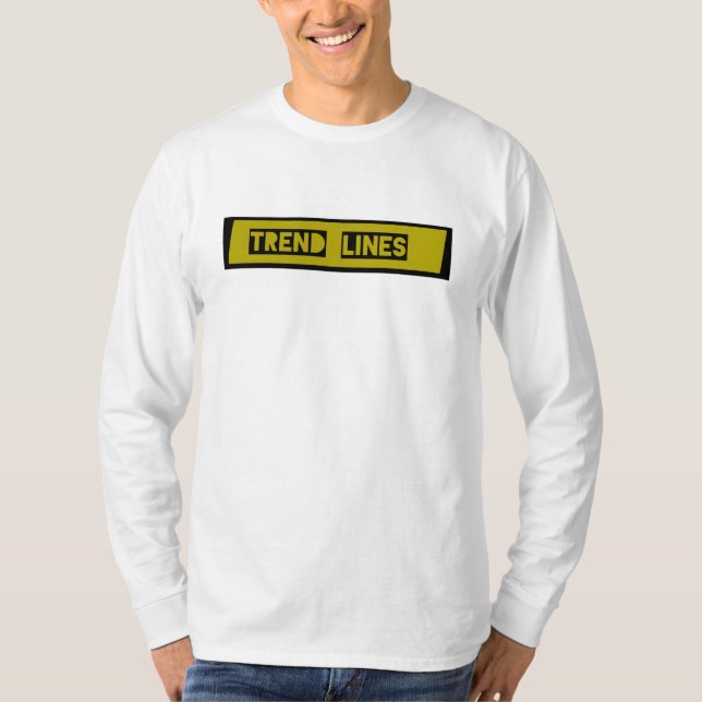 T-shirt Lignes de tendance Trading (Devant)