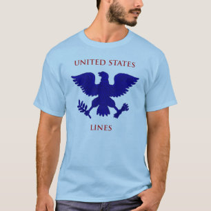 T-shirt Lignes des Etats-Unis