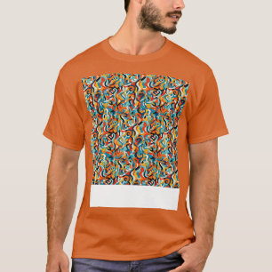 T-shirt Lignes géométriques Motif Abstraites sans couture 