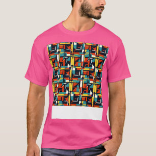 T-shirt Lignes géométriques Motif Abstraites sans couture