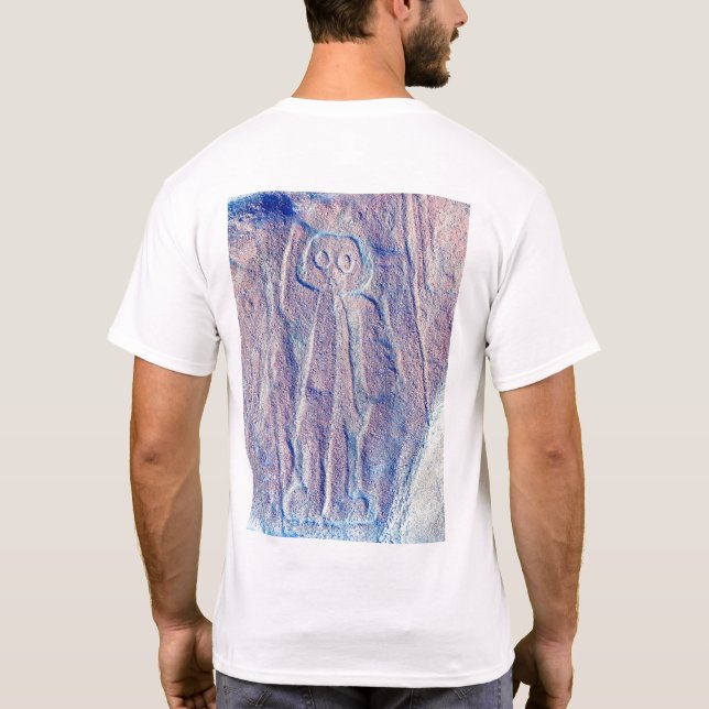 T-shirt Lignes Nazca du Pérou Ancien mystère Alien Art (Dos)
