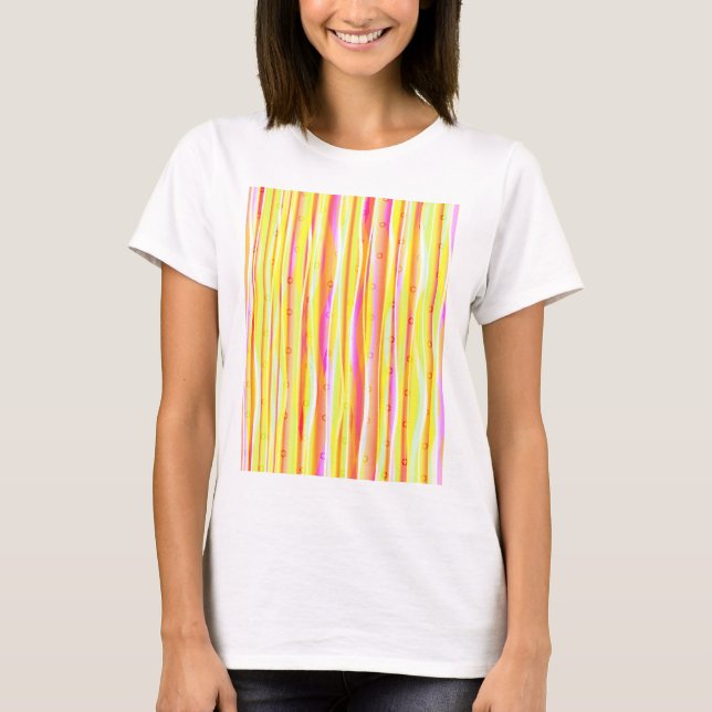 T-shirt Lignes onduleuses (Devant)