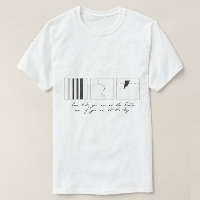 T-shirt Lignes vignes et temps d'essai (Design devant)