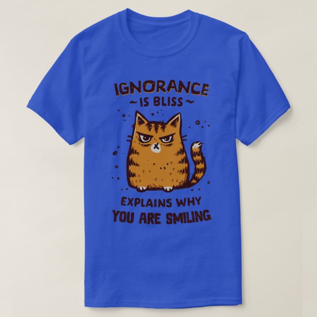 T-shirt L'ignorance est néfaste (Design devant)